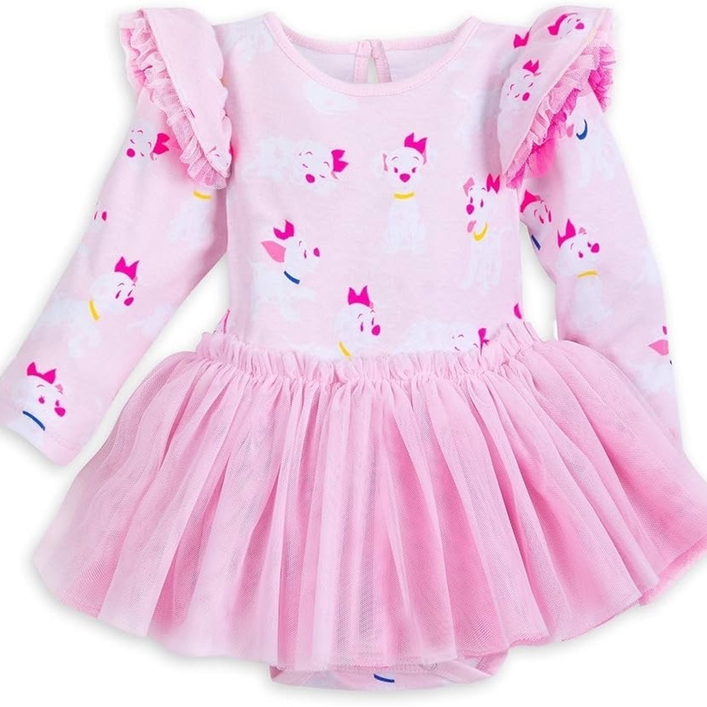 Disney Store Baby Girls 9-12 months Pink Penny Dog Tutu Dress 101 Dalmatians